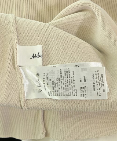 Mila Owen（ミラオーウェン）ニット・セーター ベージュ サイズ:0(S位) レディース/2200652576016