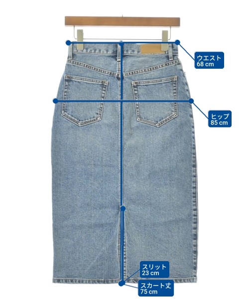 Mila Owen（ミラオーウェン）ひざ丈スカート 青 サイズ:1(M位) レディース/2200650553019