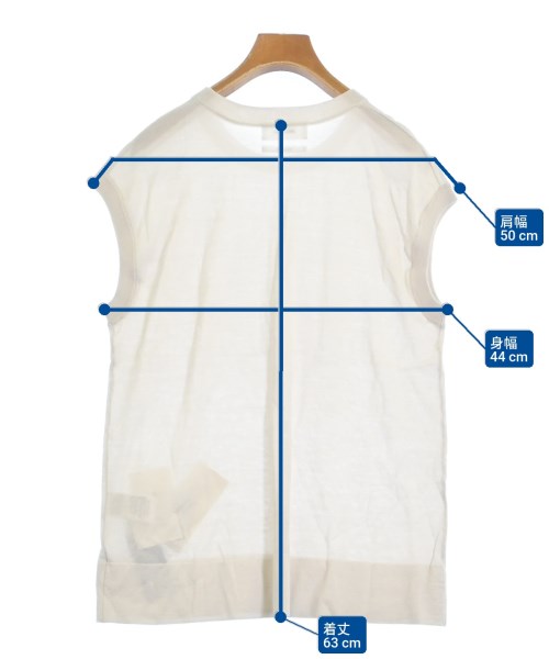 Mila Owen（ミラオーウェン）ベスト 白 サイズ:0(S位) レディース/2200656079049