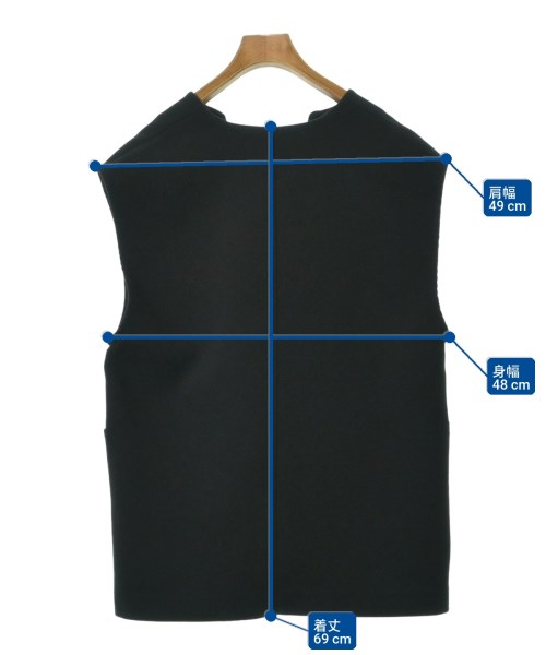 Mila Owen（ミラオーウェン）ベスト 黒 サイズ:0(S位) レディース/2200658217012