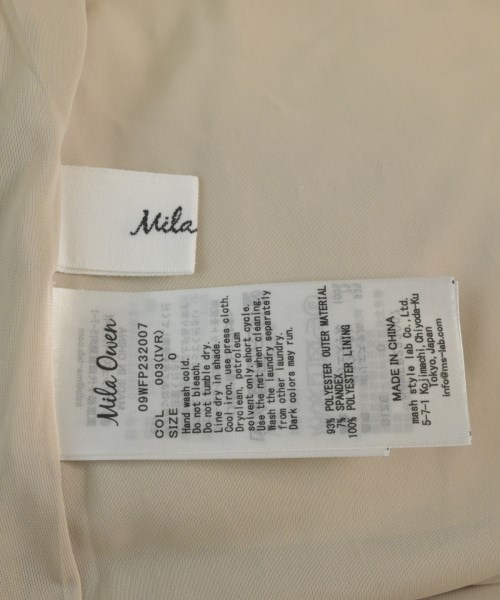 Mila Owen（ミラオーウェン）その他 白 サイズ:0(S位) レディース/2200660778082