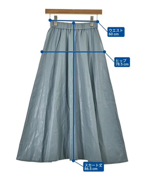 Mila Owen（ミラオーウェン）ロング・マキシ丈スカート 青 サイズ:0(S位) レディース/2200656447022