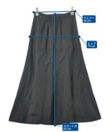 Mila Owen（ミラオーウェン）ひざ丈スカート 黒 サイズ:1(M位) レディース/2200661078013
