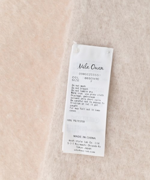 Mila Owen（ミラオーウェン）マフラー ベージュ サイズ:- レディース/2200661588017