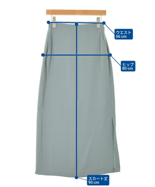 Mila Owen（ミラオーウェン）ロング・マキシ丈スカート 緑 サイズ:1(M位) レディース/2200657353179