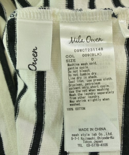 Mila Owen（ミラオーウェン）Tシャツ・カットソー 白 サイズ:0(S位) レディース/2200709134060