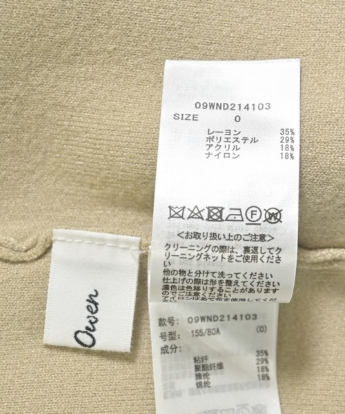 Mila Owen（ミラオーウェン）その他 ベージュ サイズ:0(S位) レディース/2200710636010