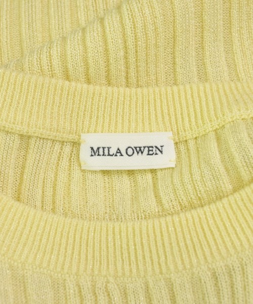 Mila Owen（ミラオーウェン）ニット・セーター 黄 サイズ:1(M位) レディース/2200706605099