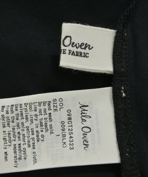 Mila Owen（ミラオーウェン）Tシャツ・カットソー 黒 サイズ:1(M位) レディース/2200712223072
