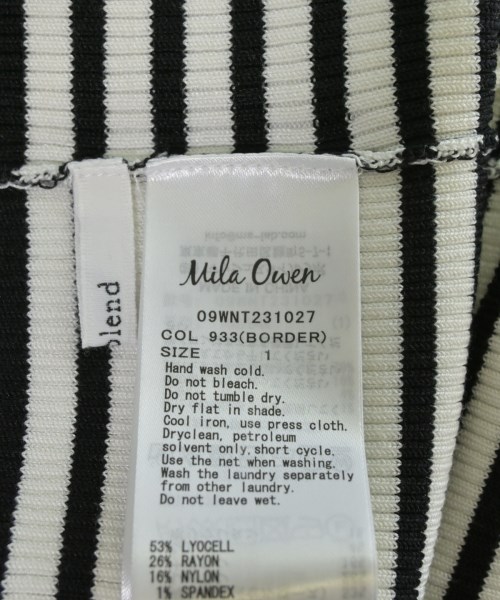 Mila Owen（ミラオーウェン）ベスト/ノースリーブ 黒 サイズ:1(M位) レディース/2200715038055