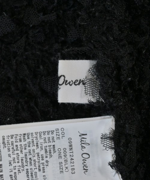 Mila Owen（ミラオーウェン）ベスト 黒 サイズ:one レディース/2200633435035