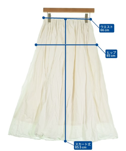 Mila Owen（ミラオーウェン）ロング・マキシ丈スカート 白 サイズ:1(M位) レディース/2200633435066