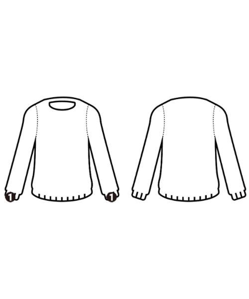 Mila Owen（ミラオーウェン）ニット・セーター 青 サイズ:ONE レディース/2200645301021