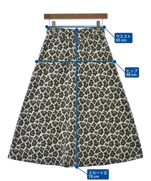 Mila Owen（ミラオーウェン）ロング・マキシ丈スカート グレー サイズ:0(S位) レディース/2200631278061