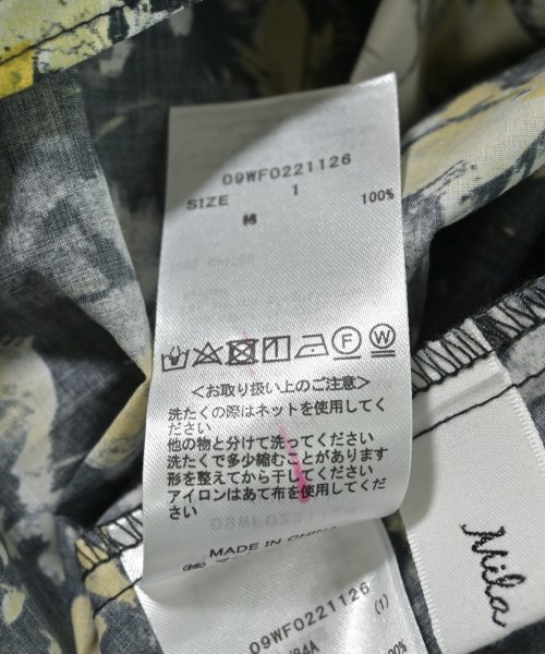 Mila Owen（ミラオーウェン）シャツワンピース 黒 サイズ:1(M位) レディース/2200646339030