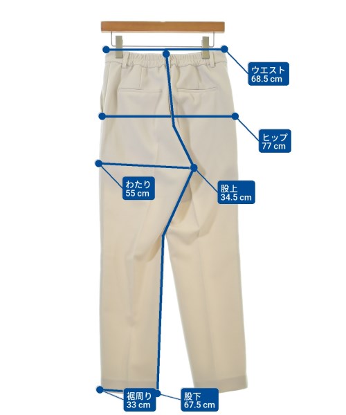 Mila Owen（ミラオーウェン）スラックス 白 サイズ:2(L位) レディース/2200647072042