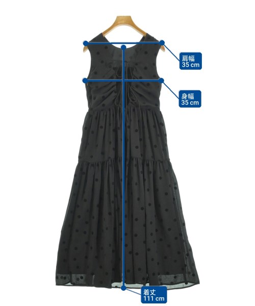 Mila Owen（ミラオーウェン）ワンピース 黒 サイズ:0(S位) レディース/2200647673133