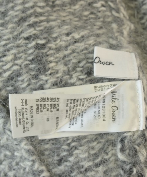 Mila Owen（ミラオーウェン）ニット・セーター グレー サイズ:ONE レディース/2200640831035