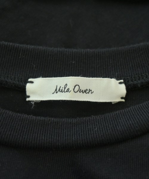 Mila Owen（ミラオーウェン）Tシャツ・カットソー 黒 サイズ:0(S位) レディース/2200634991561