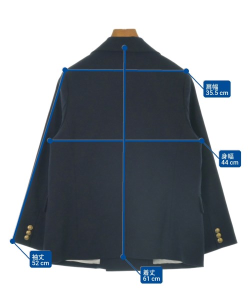 Mila Owen（ミラオーウェン）テーラードジャケット 紺 サイズ:0(S位) レディース/2200639717036