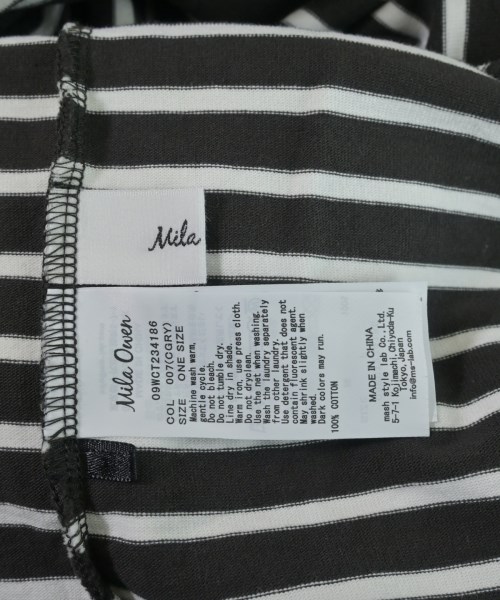 Mila Owen（ミラオーウェン）Tシャツ・カットソー グレー サイズ:F レディース/2200646291185