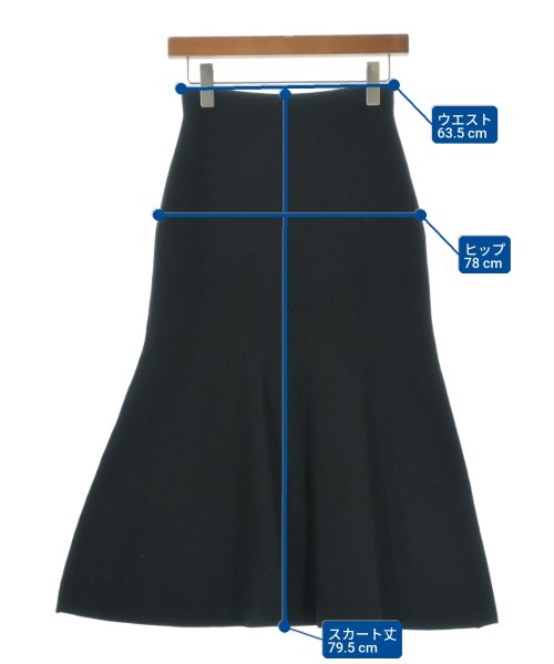 Mila Owen（ミラオーウェン）ロング・マキシ丈スカート 黒 サイズ:0(S位) レディース/2200642501028