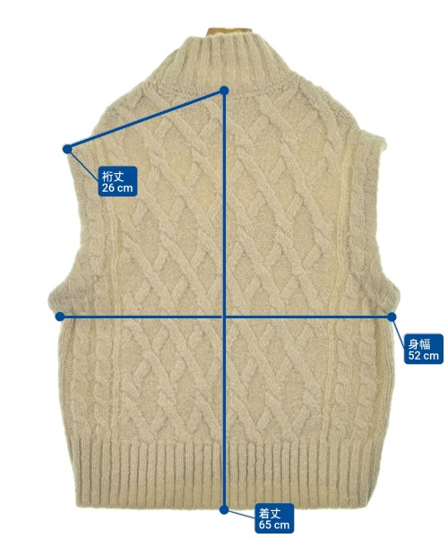 Mila Owen（ミラオーウェン）ベスト ベージュ サイズ:0(S位) レディース/2200645106152