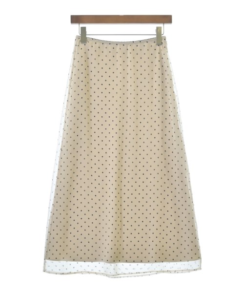 Mila Owen(ミラオーウェン)ロング・マキシ丈スカート ベージュ サイズ:0(S位)/2200650550063