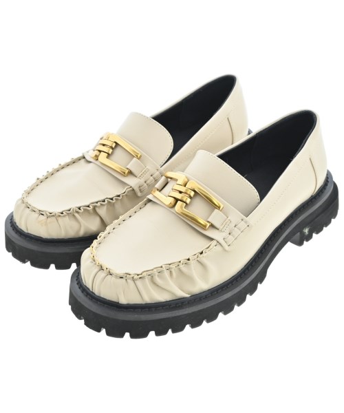 Mila Owen(ミラオーウェン)ドレスシューズ/ローファー ベージュ サイズ:EU38(24.5cm位)/2200646587042