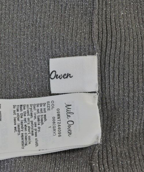 Mila Owen（ミラオーウェン）ニット・セーター グレー サイズ:1(M位) レディース/2200652153033