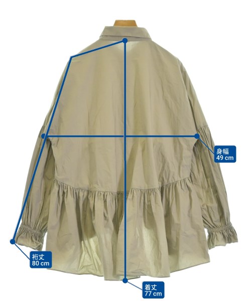 Mila Owen（ミラオーウェン）カジュアルシャツ グレー サイズ:0(S位) レディース/2200647812068