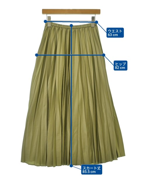 Mila Owen（ミラオーウェン）ロング・マキシ丈スカート カーキ サイズ:0(S位) レディース/2200652733099