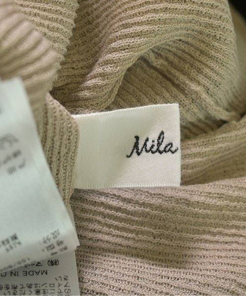 Mila Owen（ミラオーウェン）ニット・セーター ベージュ サイズ:0(S位) レディース/2200653480084