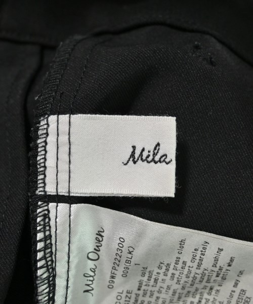 Mila Owen（ミラオーウェン）スラックス 黒 サイズ:1(M位) レディース/2200645743036