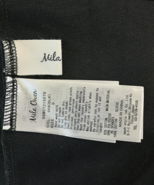 Mila Owen（ミラオーウェン）Tシャツ・カットソー 黒 サイズ:0(S位) レディース/2200700584062