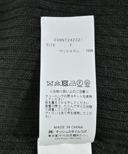 Mila Owen（ミラオーウェン）タンクトップ 黒 サイズ:F レディース/2200702387012