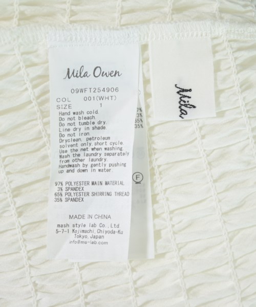 Mila Owen（ミラオーウェン）ブラウス 白 サイズ:1(M位) レディース/2200705248020