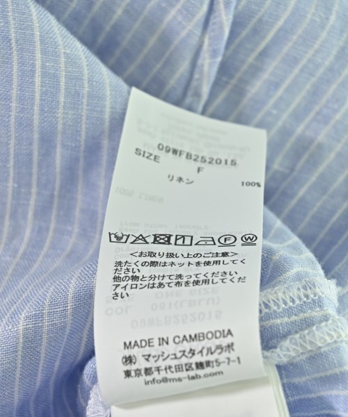 Mila Owen（ミラオーウェン）カジュアルシャツ 青 サイズ:ONE レディース/2200708994016
