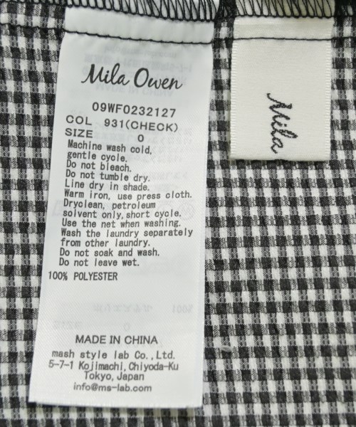Mila Owen（ミラオーウェン）ワンピース 黒 サイズ:0(S位) レディース/2200705712057