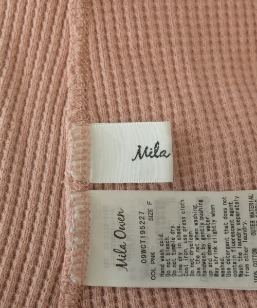 Mila Owen（ミラオーウェン）Tシャツ・カットソー ピンク サイズ:F レディース/2200661029060