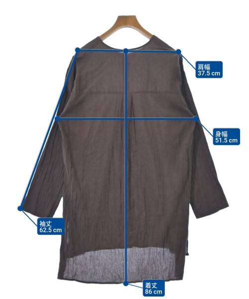 Mila Owen（ミラオーウェン）ブラウス 茶 サイズ:0(XS位) レディース/2200663231041