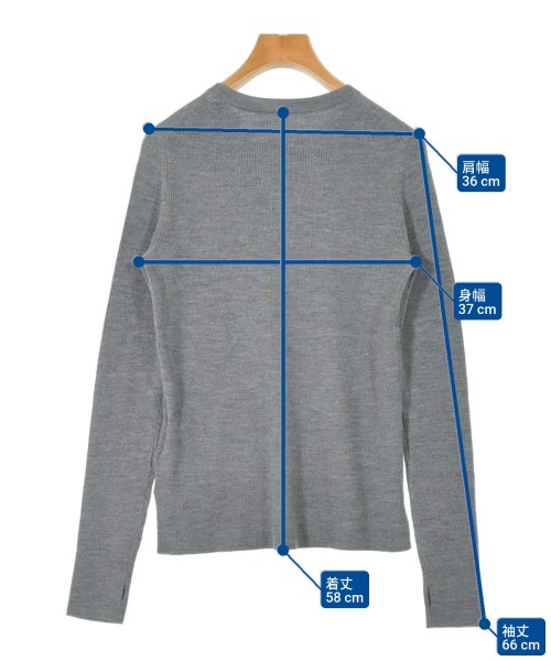 Mila Owen（ミラオーウェン）ニット・セーター グレー サイズ:0(S位) レディース/2200660013190