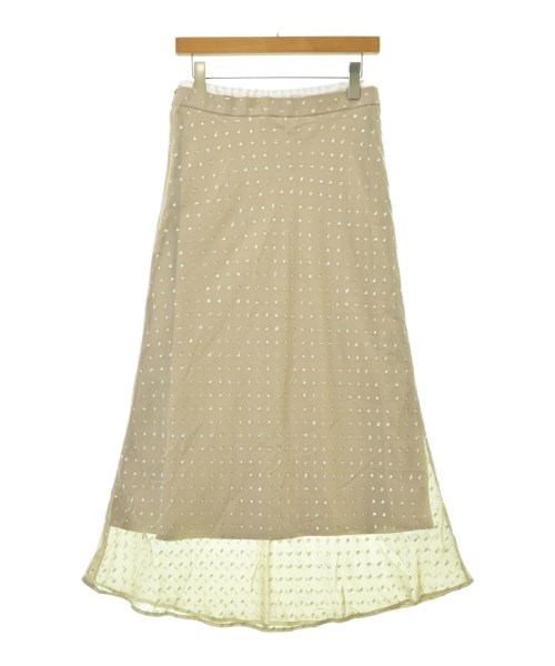 Mila Owen（ミラオーウェン）ロング・マキシ丈スカート ベージュ サイズ:1(M位) レディース/2200658058219