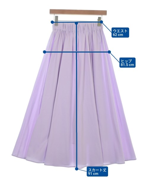 Mila Owen（ミラオーウェン）ロング・マキシ丈スカート 紫 サイズ:0(S位) レディース/2200661290040