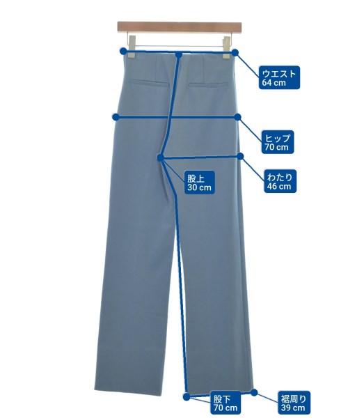 Mila Owen（ミラオーウェン）スラックス 青 サイズ:0(S位) レディース/2200663257089