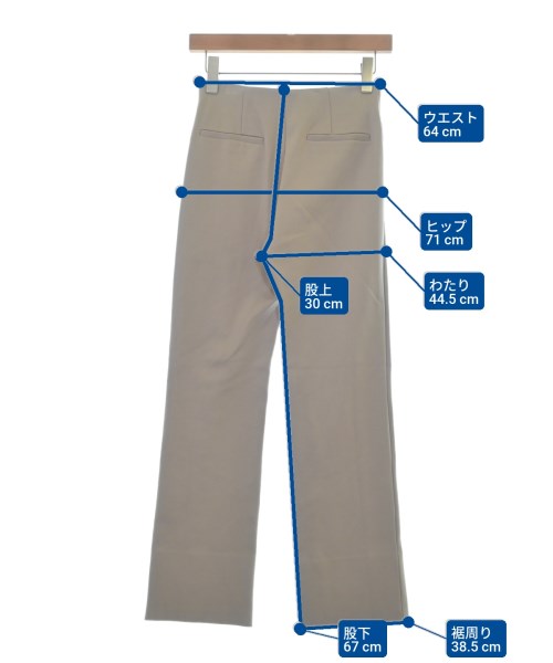 Mila Owen（ミラオーウェン）スラックス ベージュ サイズ:0(S位) レディース/2200663257096