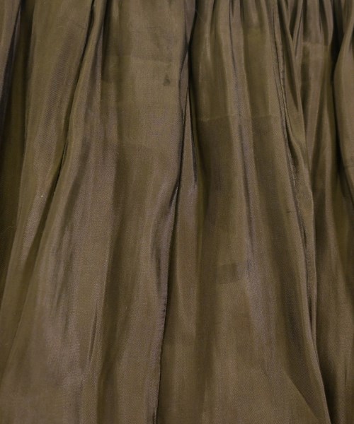 Mila Owen（ミラオーウェン）ひざ丈スカート 茶 サイズ:0(S位) レディース/2200665237027