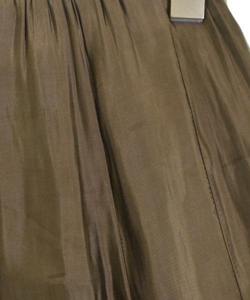 Mila Owen（ミラオーウェン）ひざ丈スカート 茶 サイズ:0(S位) レディース/2200665237027