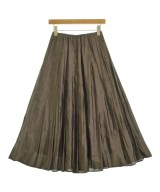 Mila Owen（ミラオーウェン）ひざ丈スカート 茶 サイズ:0(S位) レディース/2200665237027