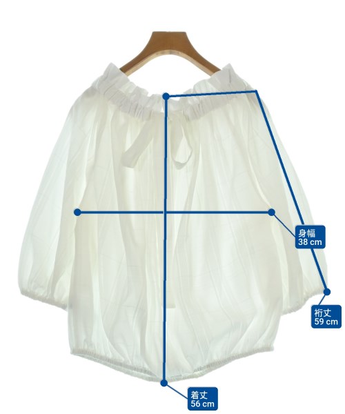 Mila Owen（ミラオーウェン）ブラウス 白 サイズ:0(S位) レディース/2200662854111